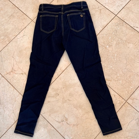 Michael Kors dark denim skinny jeans. Izzy Skinny Size 10 w/ stretch.Great shape - Picture 3 of 5